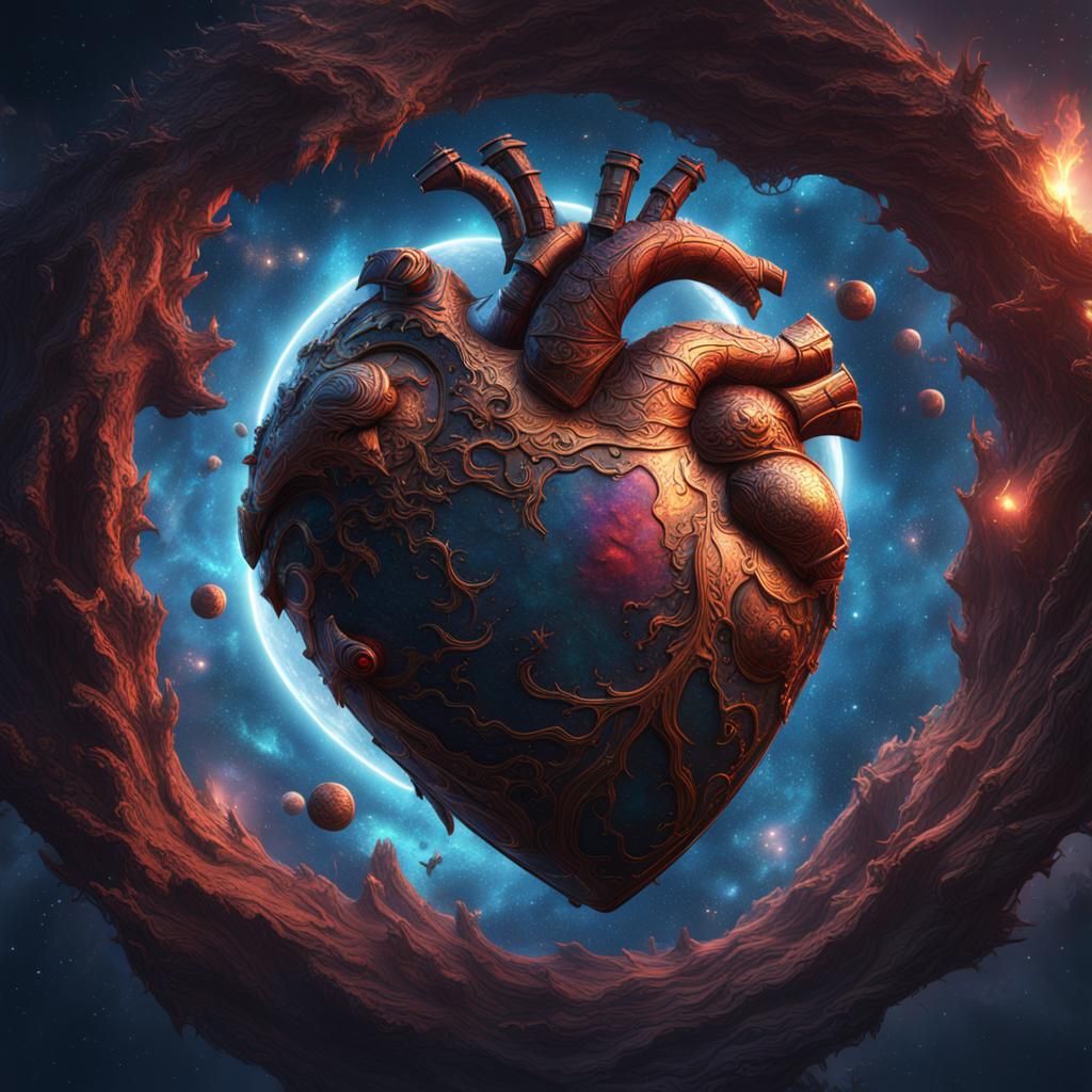 Heart of the universe - AI Generated Artwork - NightCafe Creator