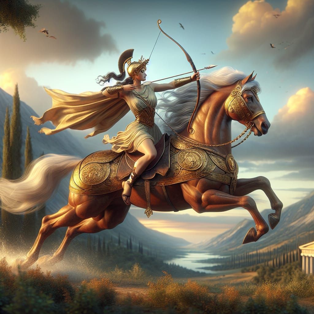 Epic greek archer - AI Generated Artwork - NightCafe Creator