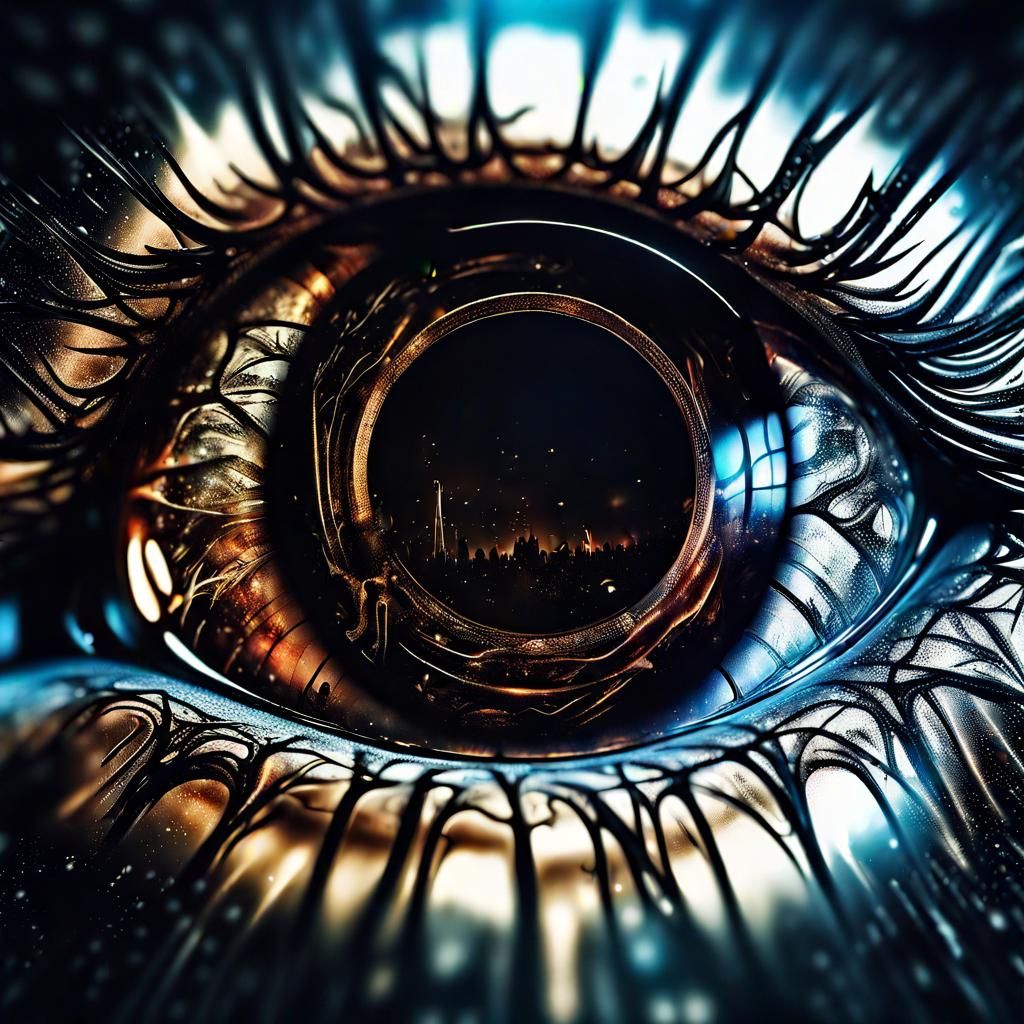 The night looks back