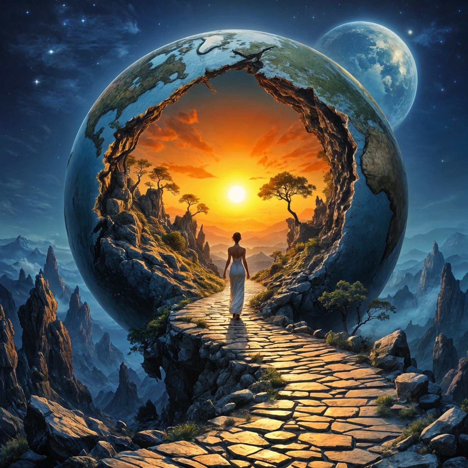 The World Is Broken  by @Foul Rabbit