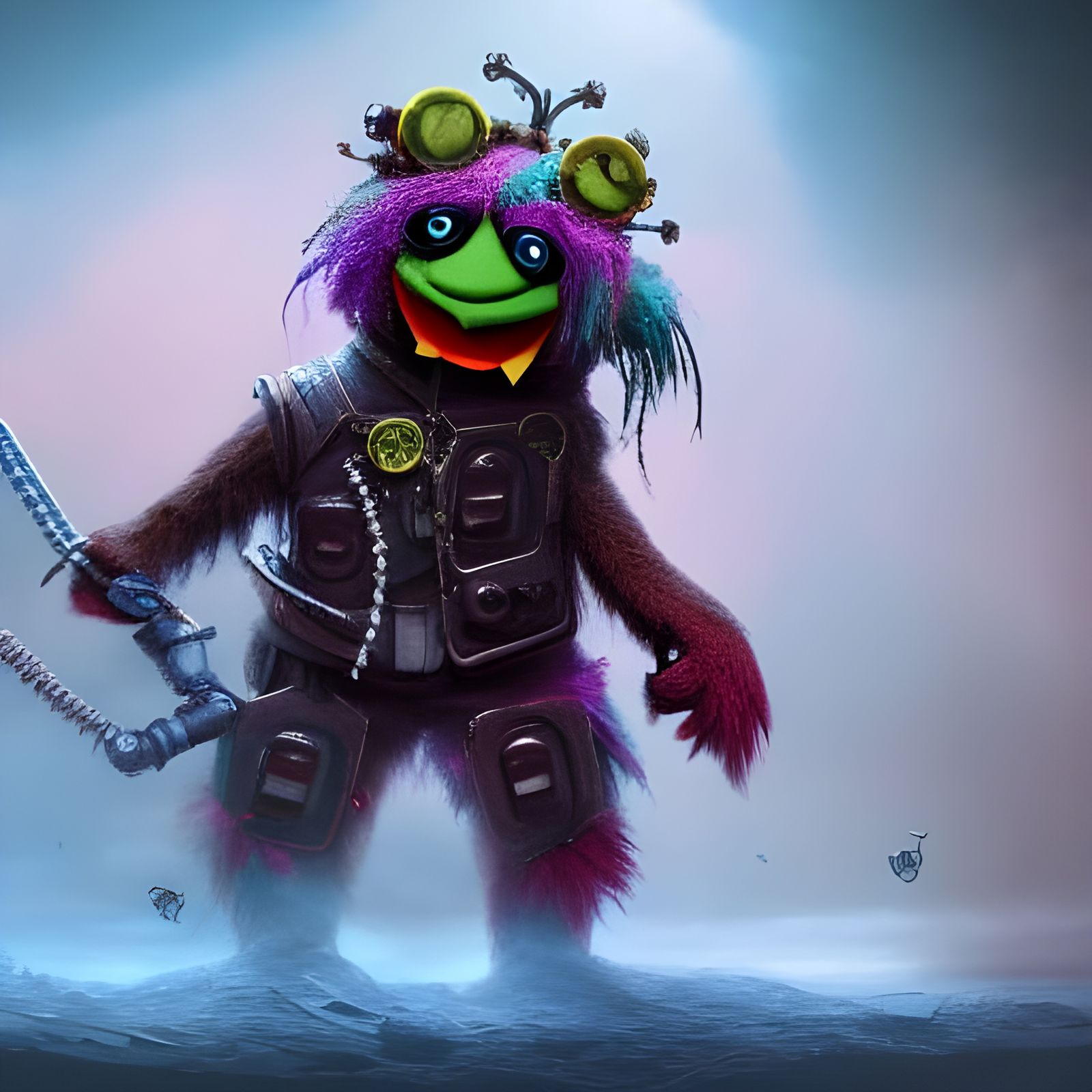 Steampunk monster