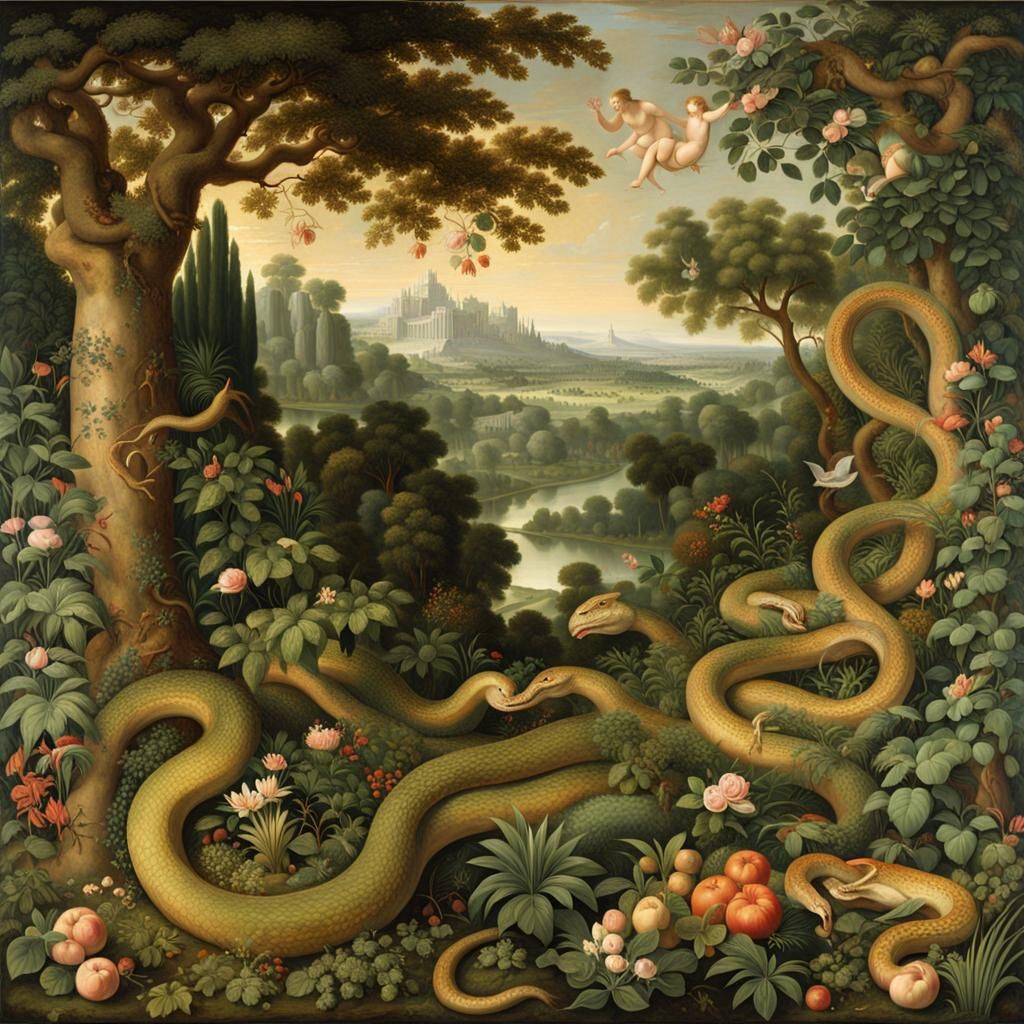 This panoramic masterpiece delves into the biblical narrativ...