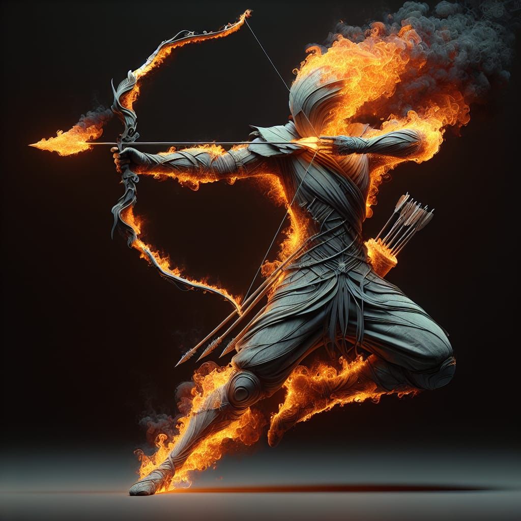 Fire Archer  by @Psycho