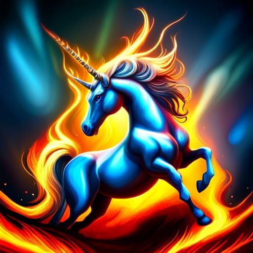 ⭐💥🔥Unicorn of Fire🔥💥⭐