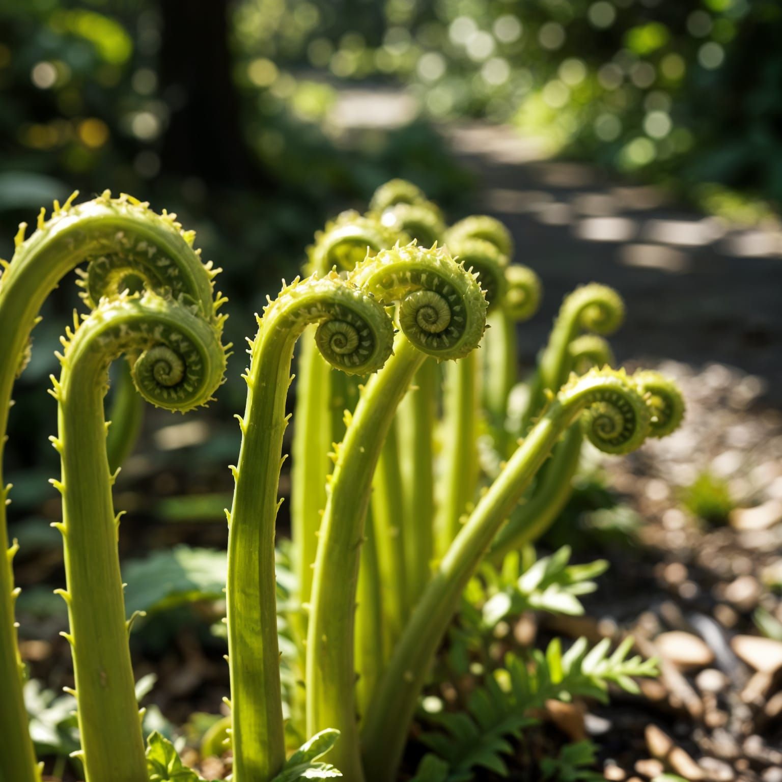 Fiddlehead ferns and the Golden Ratio  by @Mike Ritchie