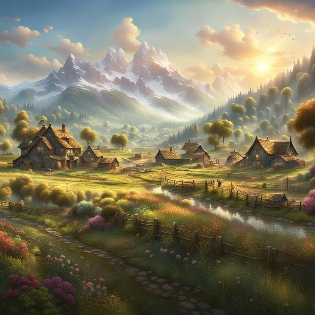 Mountain village