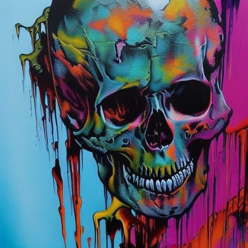 Color Melt Skull