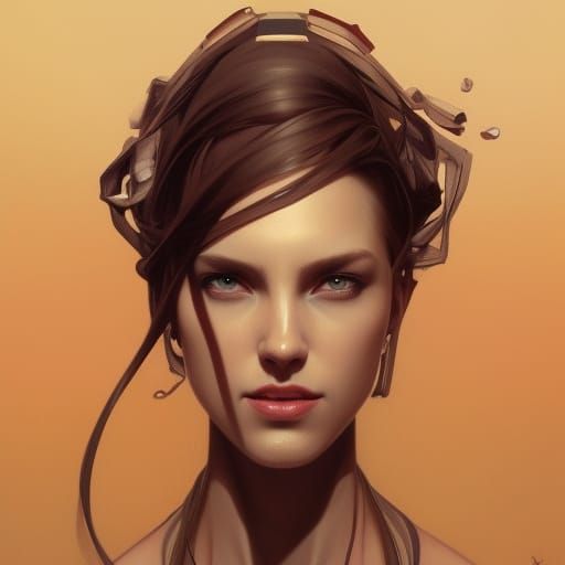queen head and shoulders portrait, 8k resolution concept art...