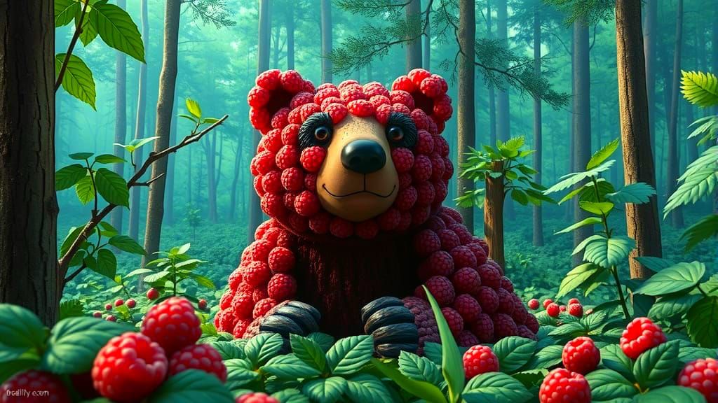 Raspbear   by @Miriam Cunha