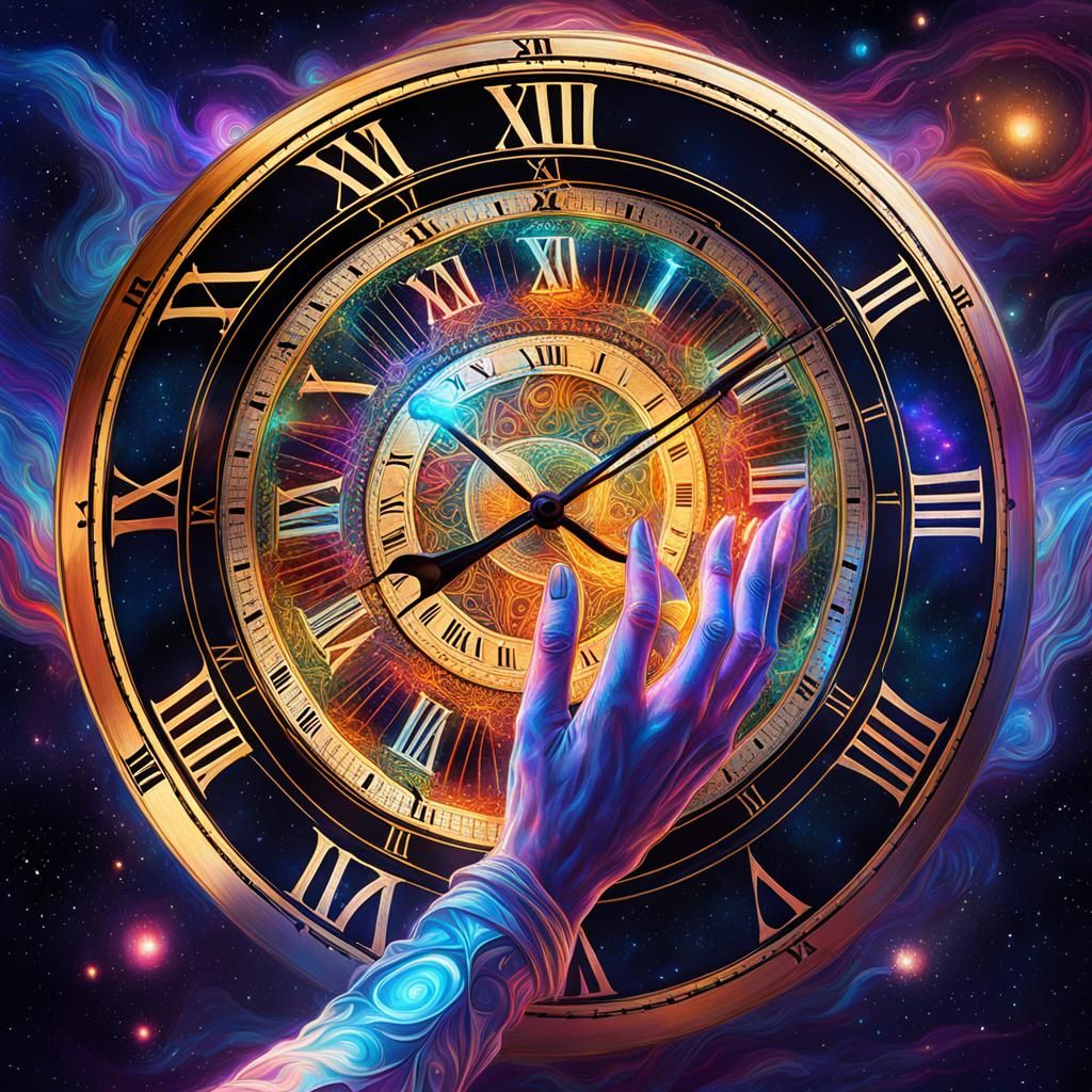 The hands of the temporal clock gracefully waltz through the...