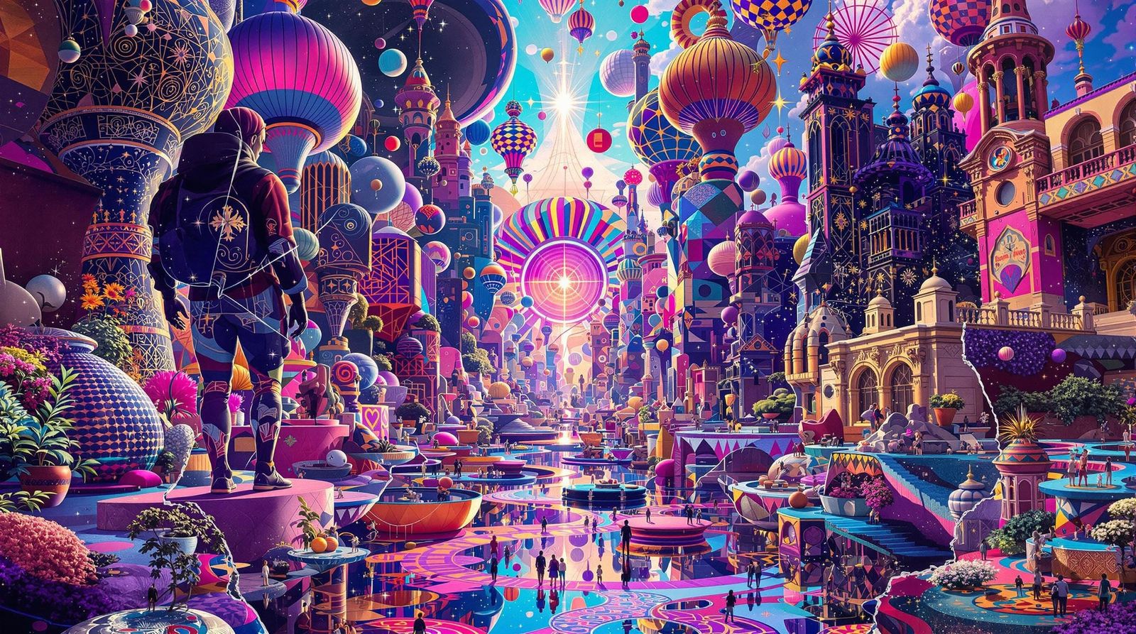 Kaleidoscope Fantasy Artwork  by @The Leycer