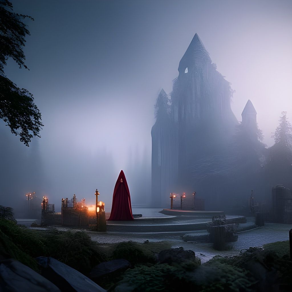 Veiled by fog