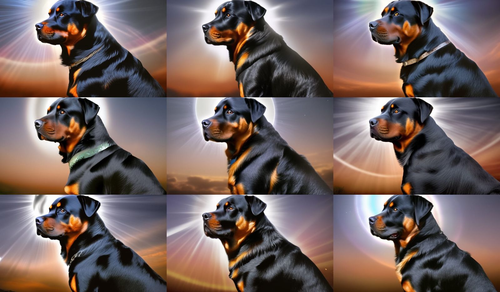 Majestic Rottweiler - AI Generated Artwork - NightCafe Creator