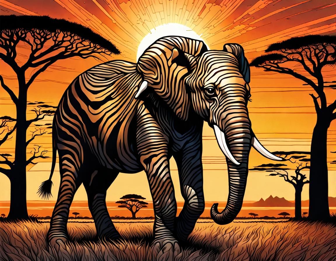 Zebraphant