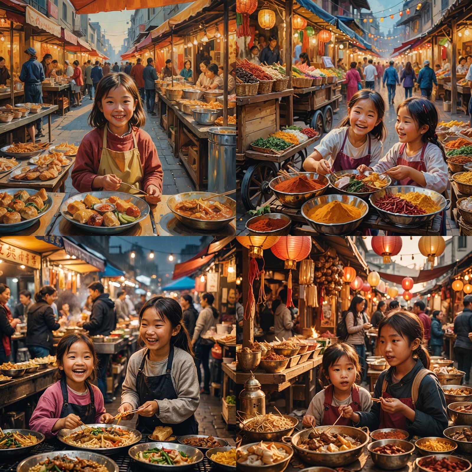 Streetfood joy = Siblings joy