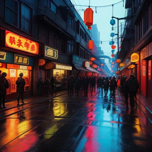 Chinatown postcard 1970