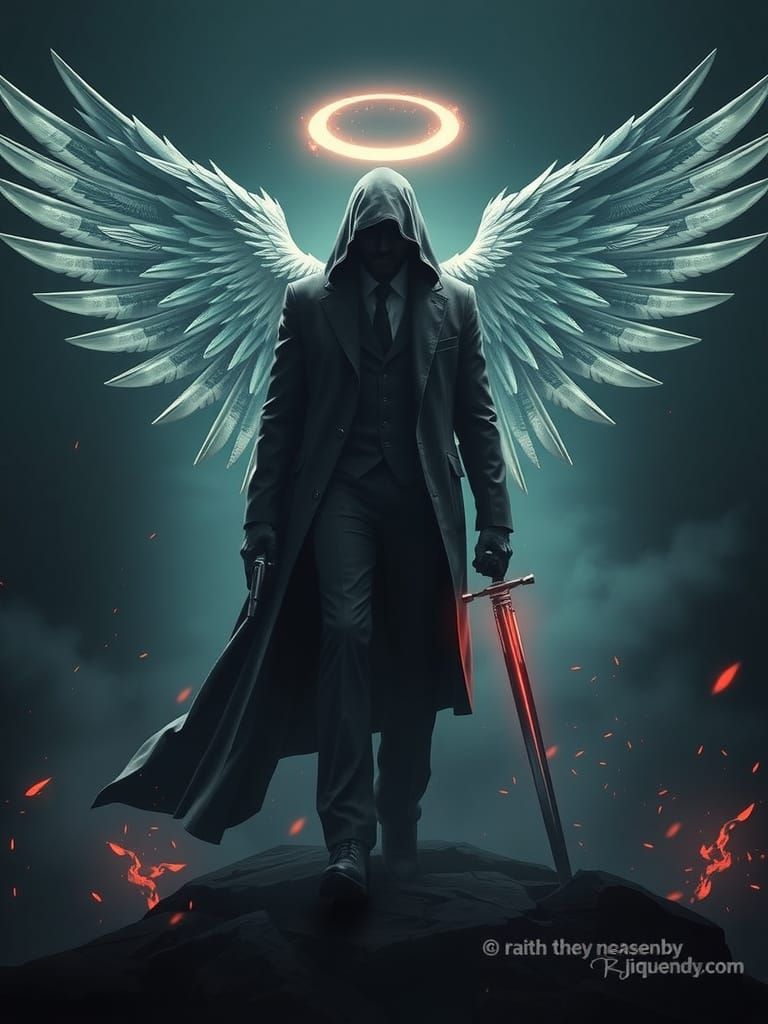 John Wick is the Angel of Death  by @harzilla
