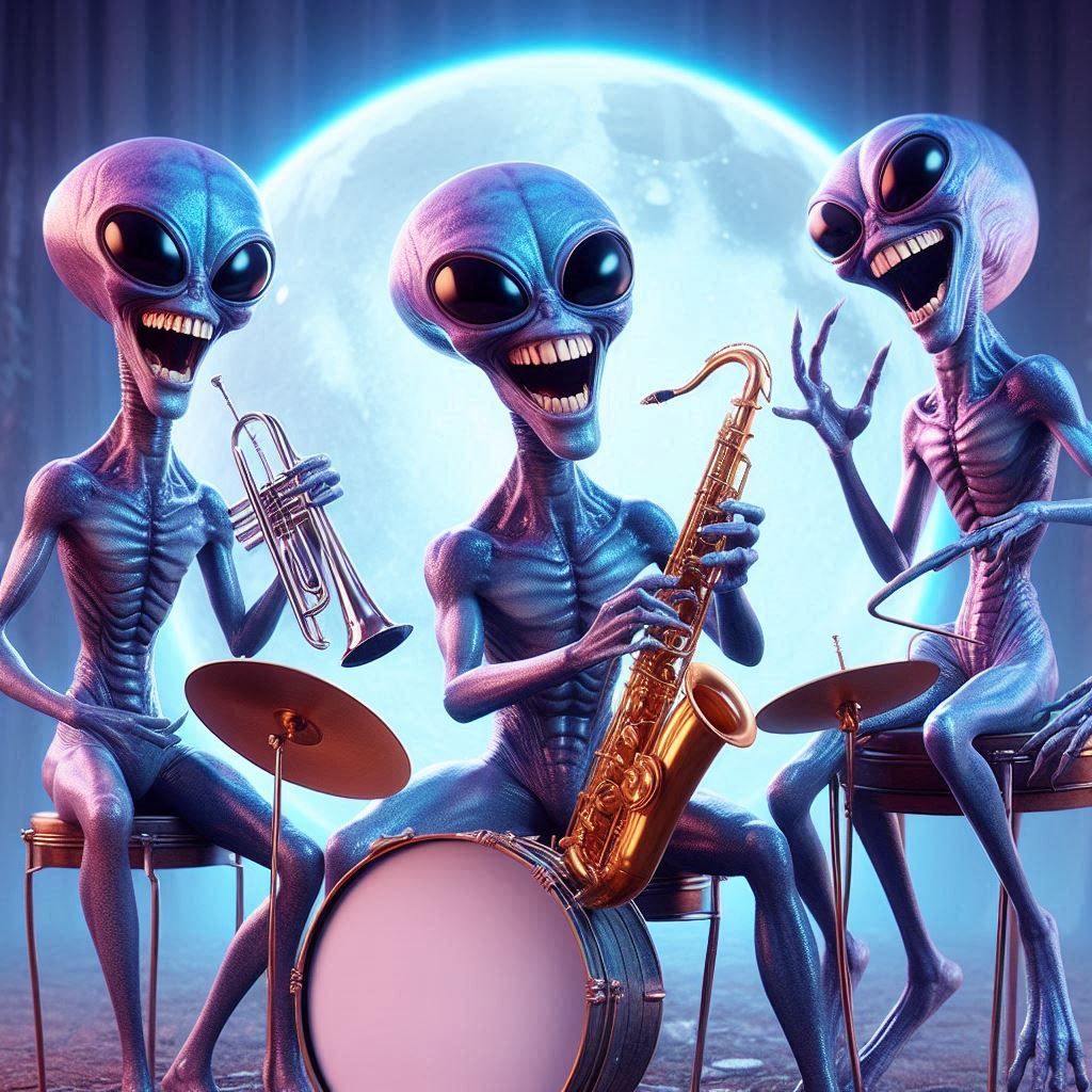 Alien jazz band