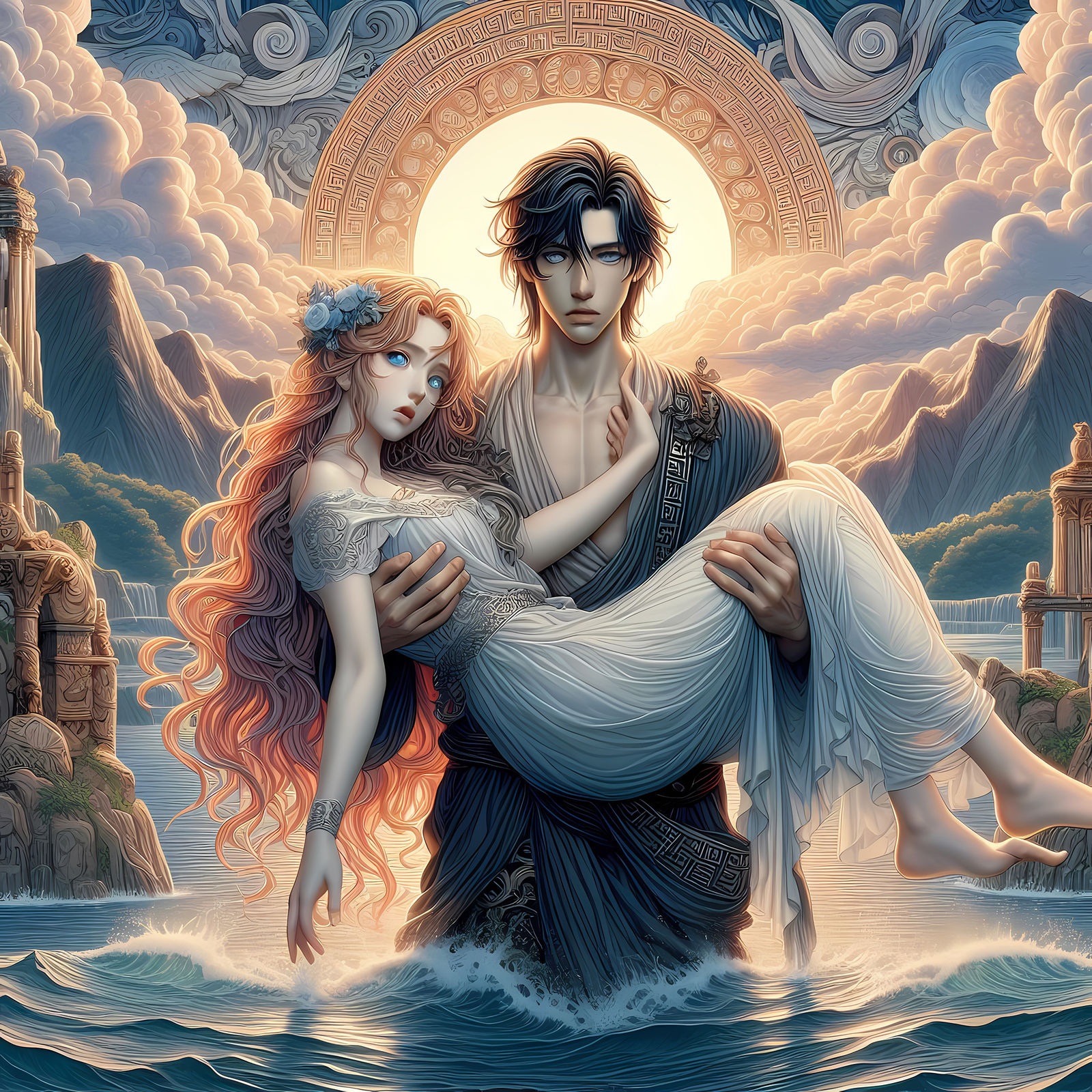Hades and Persephone Rescue from the Depths