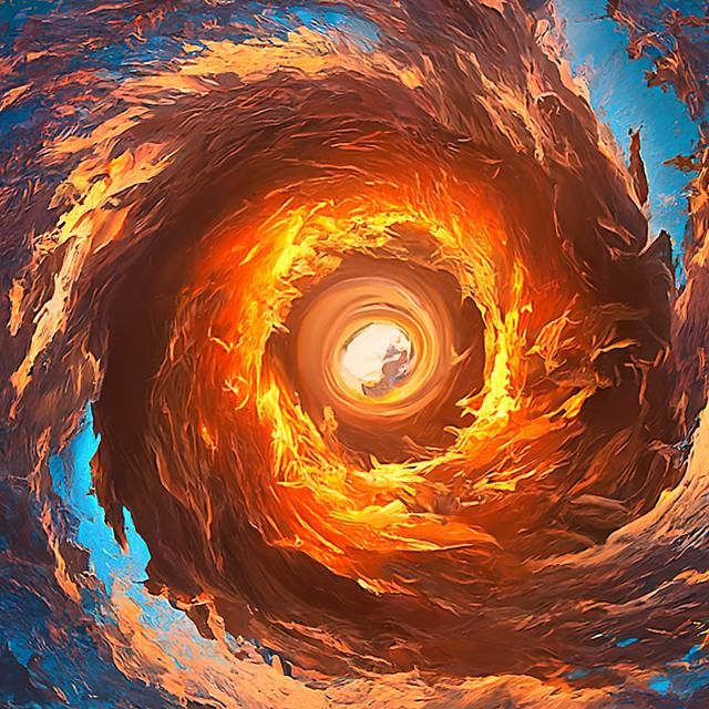 Fire Vortex!! - AI Generated Artwork - NightCafe Creator