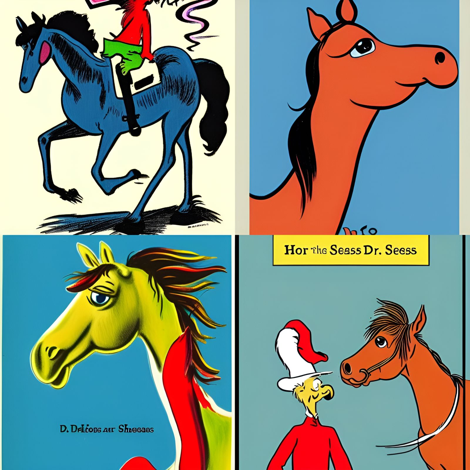 Horse, by Dr. Seuss (Illustrator Collection)