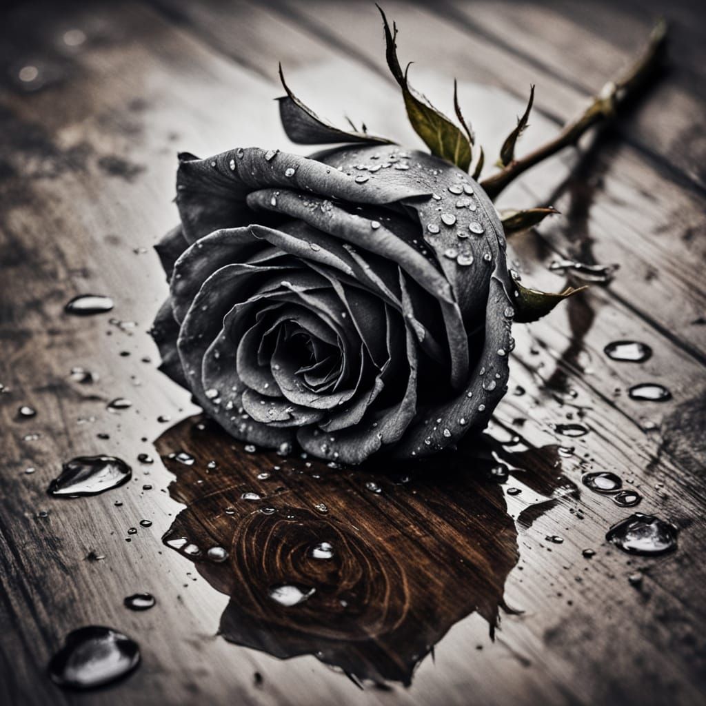 Black rose  by @mary benoite