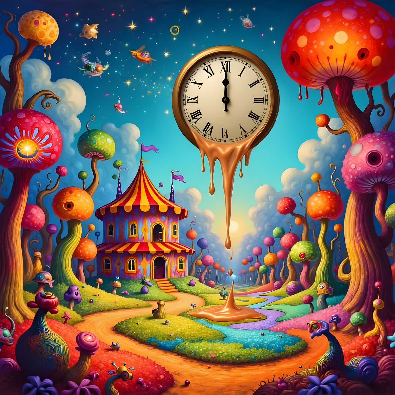 Whimsical whisper town