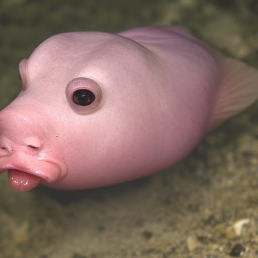 Blobfish Aka The Ugliest Animal On Earth AI Generated Artwork   WK1RrYeBiC4ZhRauE37Q  2  N3puf 