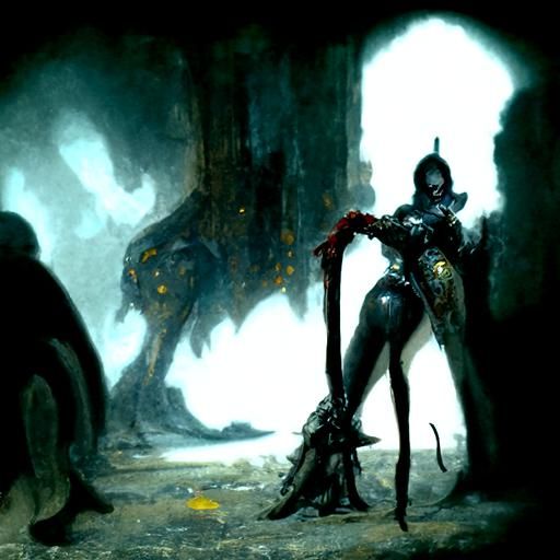Slender Priestess of War
