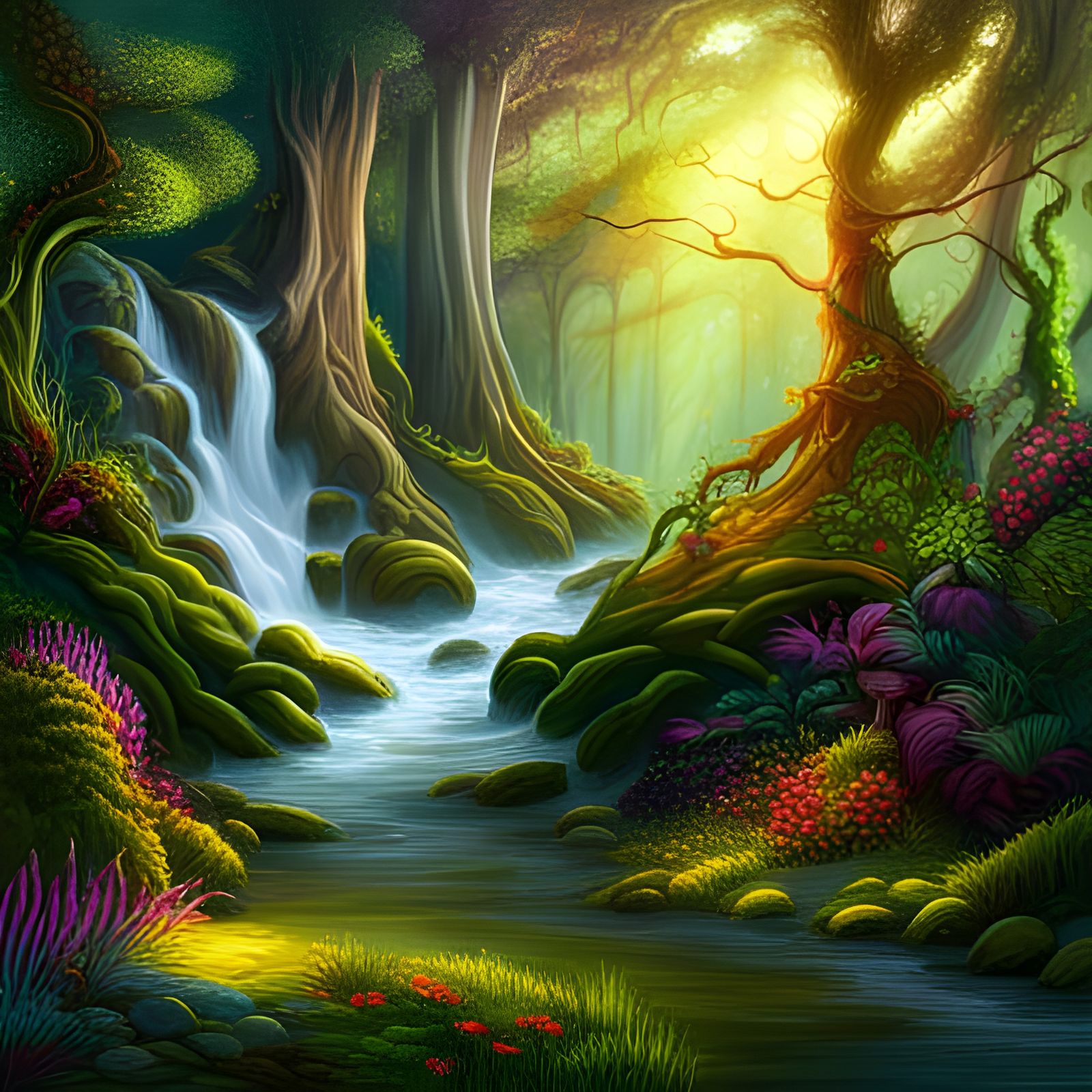 SDXL Fantasy Forest