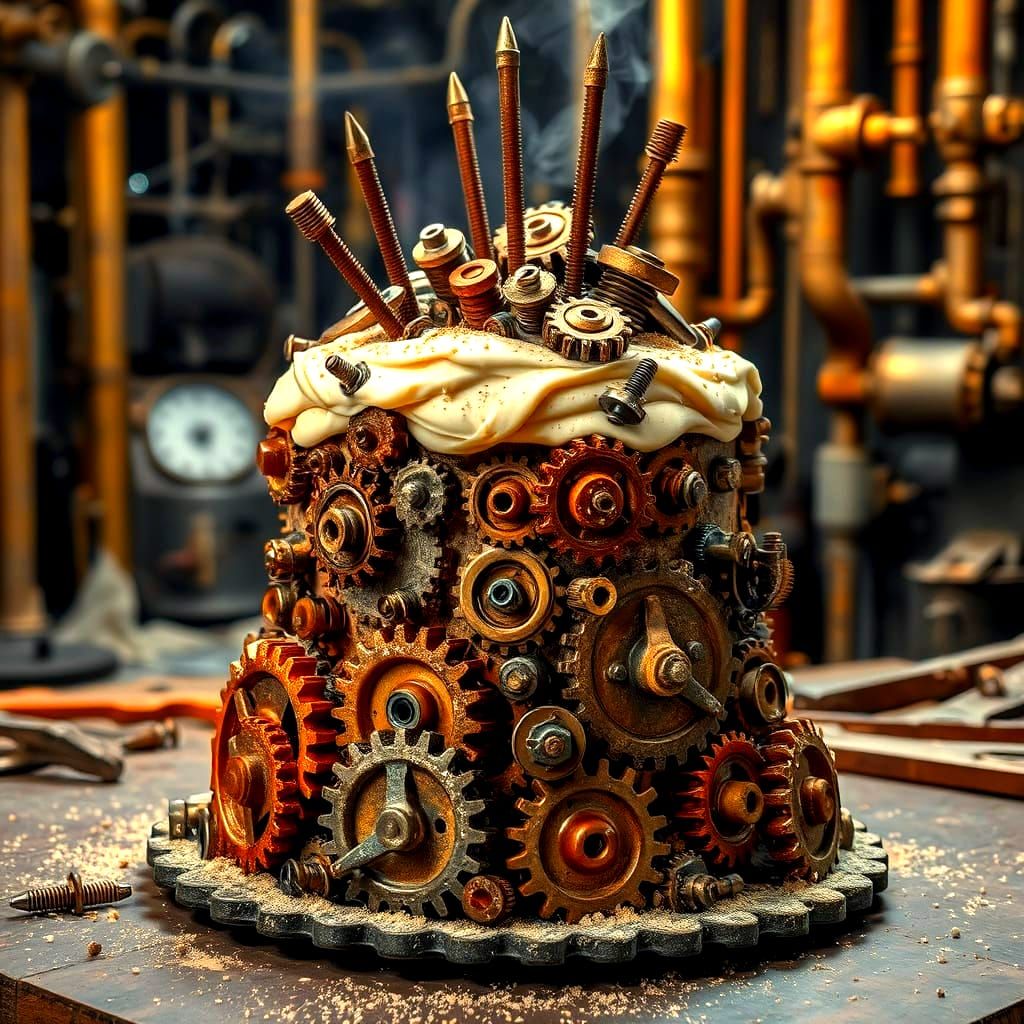 Mechanical Cake  by @Crimson