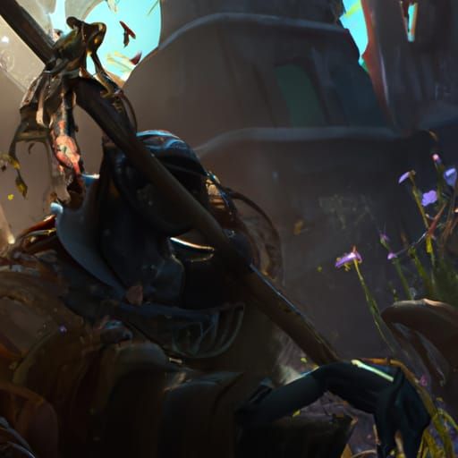 Dark Fantasy Concept Art in Art Nouveau Style