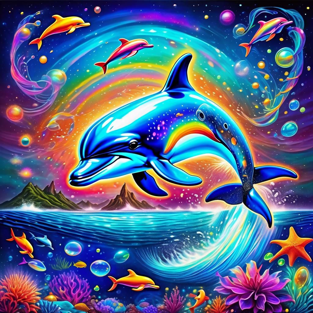 Happy dolphins