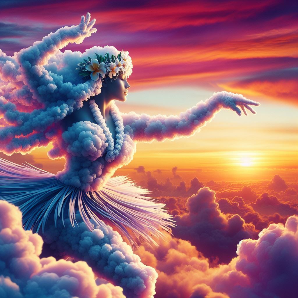Cloud Hula Dancer☁️🌸