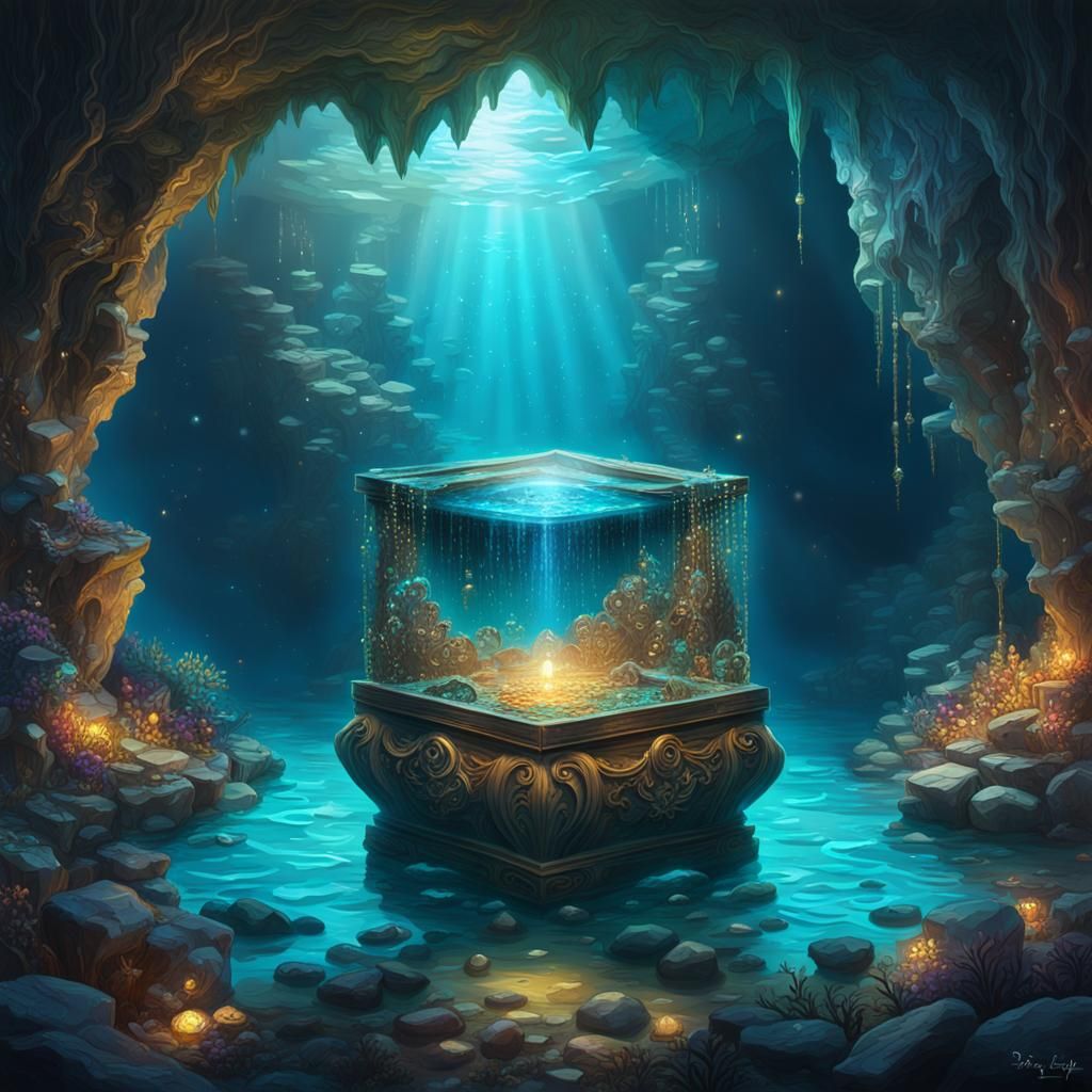 underwater cave