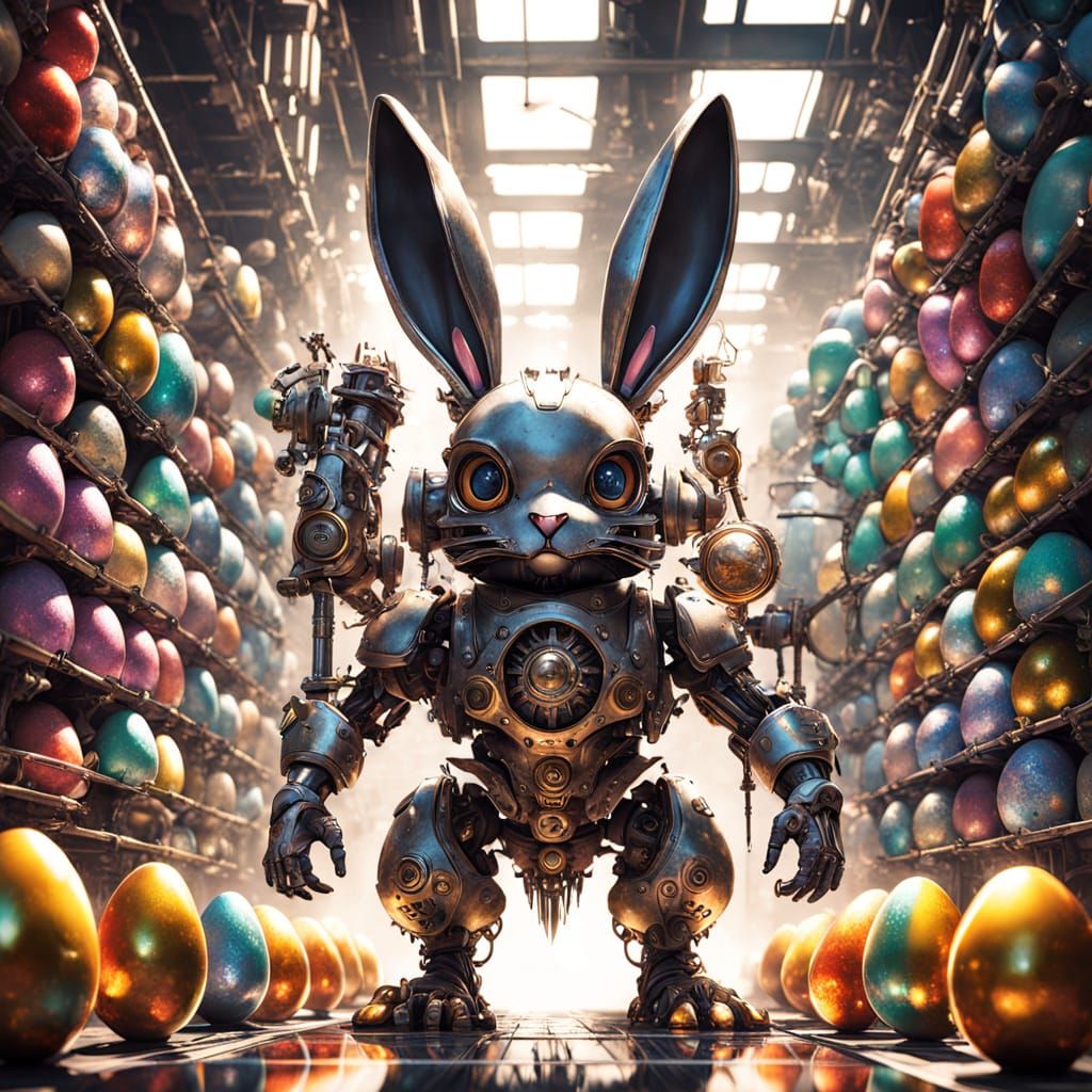 The biomechanical Easter egg factory
