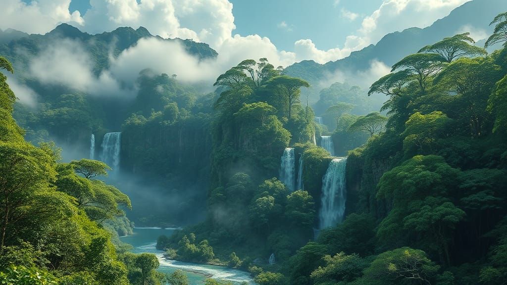 NEW EARTH PARADISE   by @INTERCEDENCE