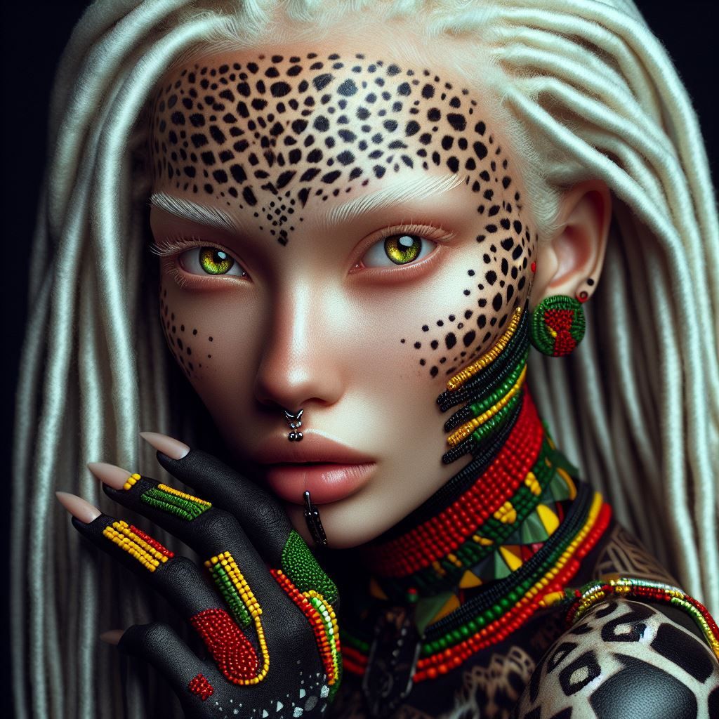 Leopard Skin Series - African Art