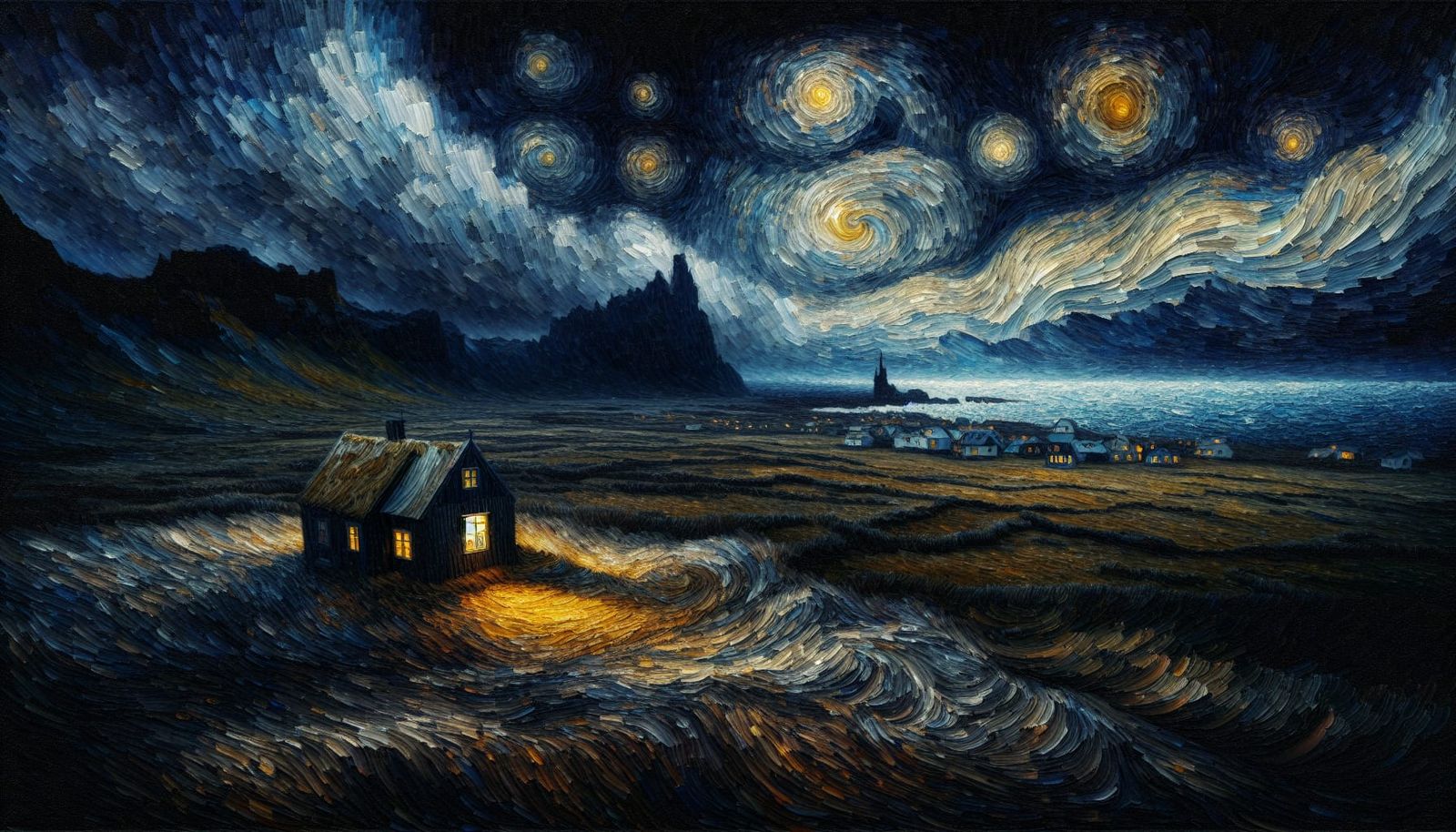 a dark, clouded sky without stars...  by @Kindly Offer