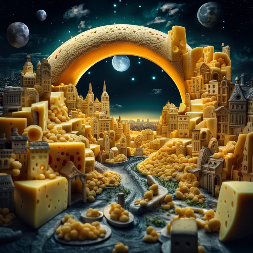 Cheese city   by @Mariett