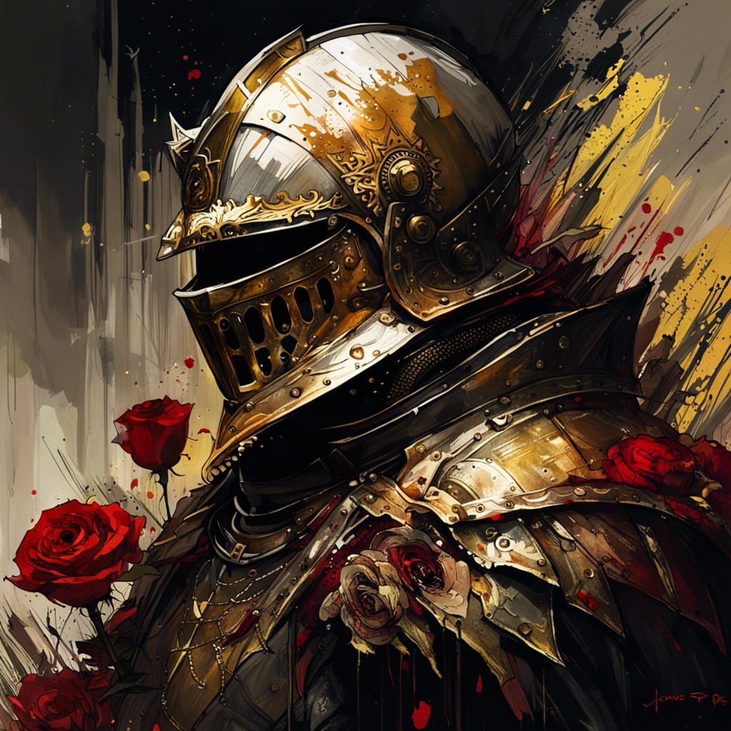 Templar of the Rose  by @The Dream Catcher 