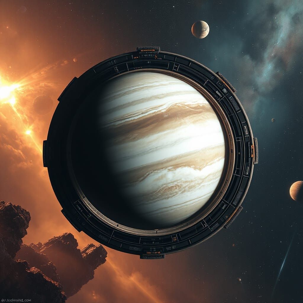 Traces of an advanced civilization 