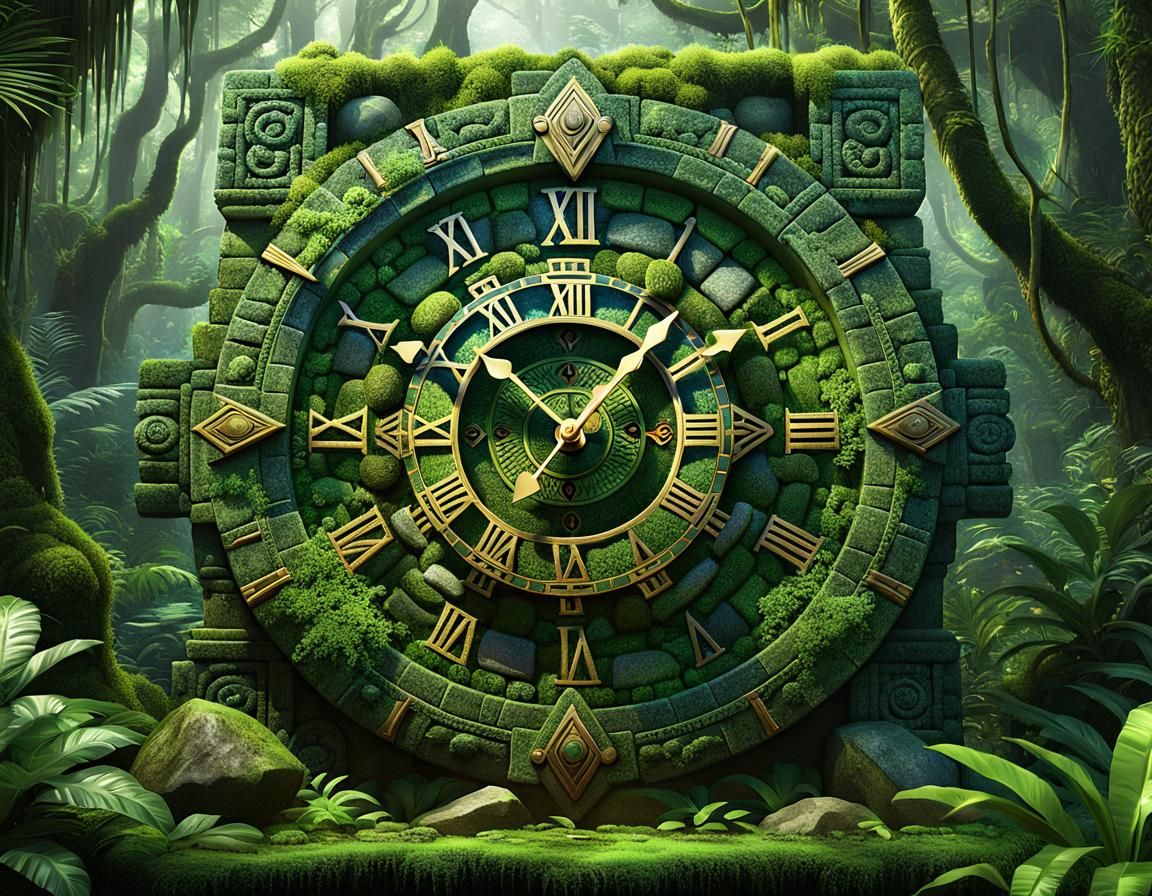 Jungle Clock  by @notlikeontv