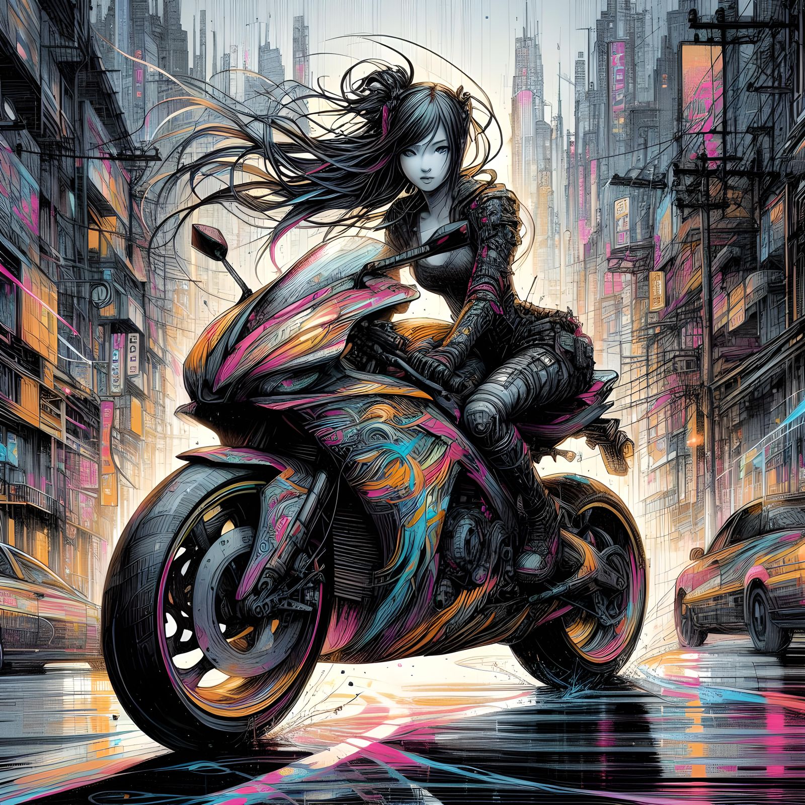 Biker girl...
