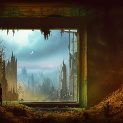 View Through a Window on a Different Planet