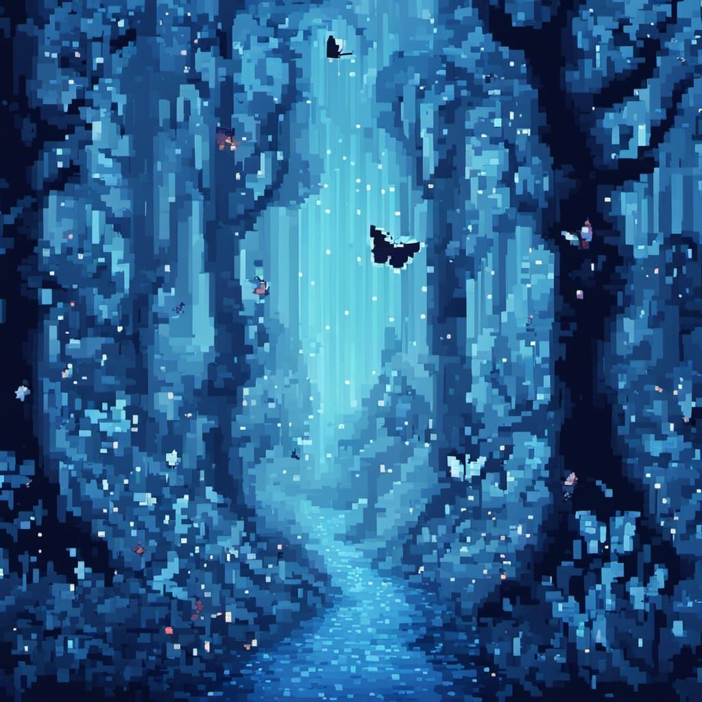 Icy fairy forest