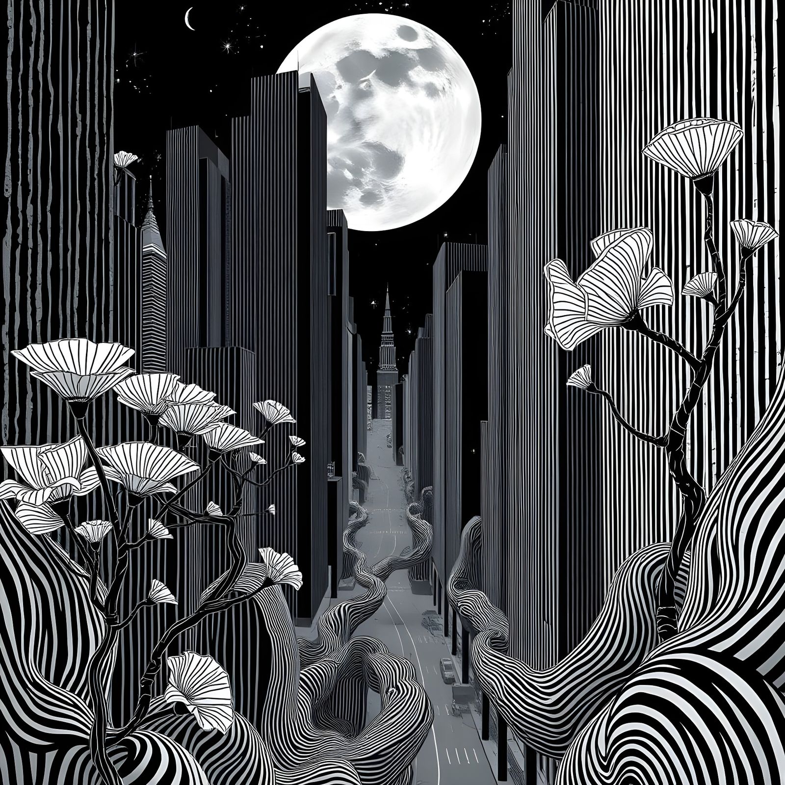 Melancholic urban monochrome
  by @Ingalamix