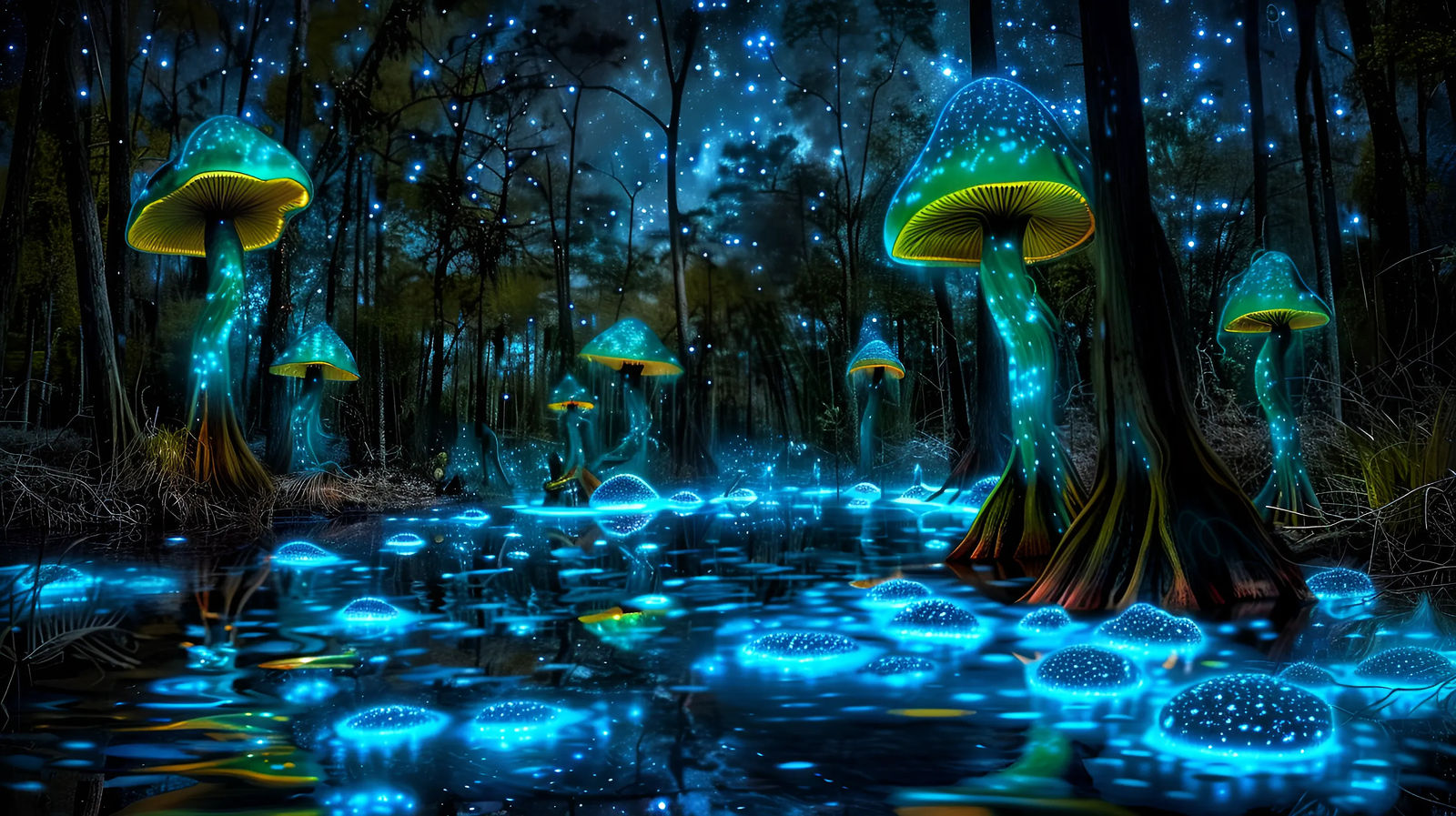 Exoplanet Visions (Midjourney/Dall-E, Artistic)