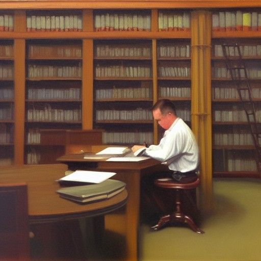 me working of invoices at the library