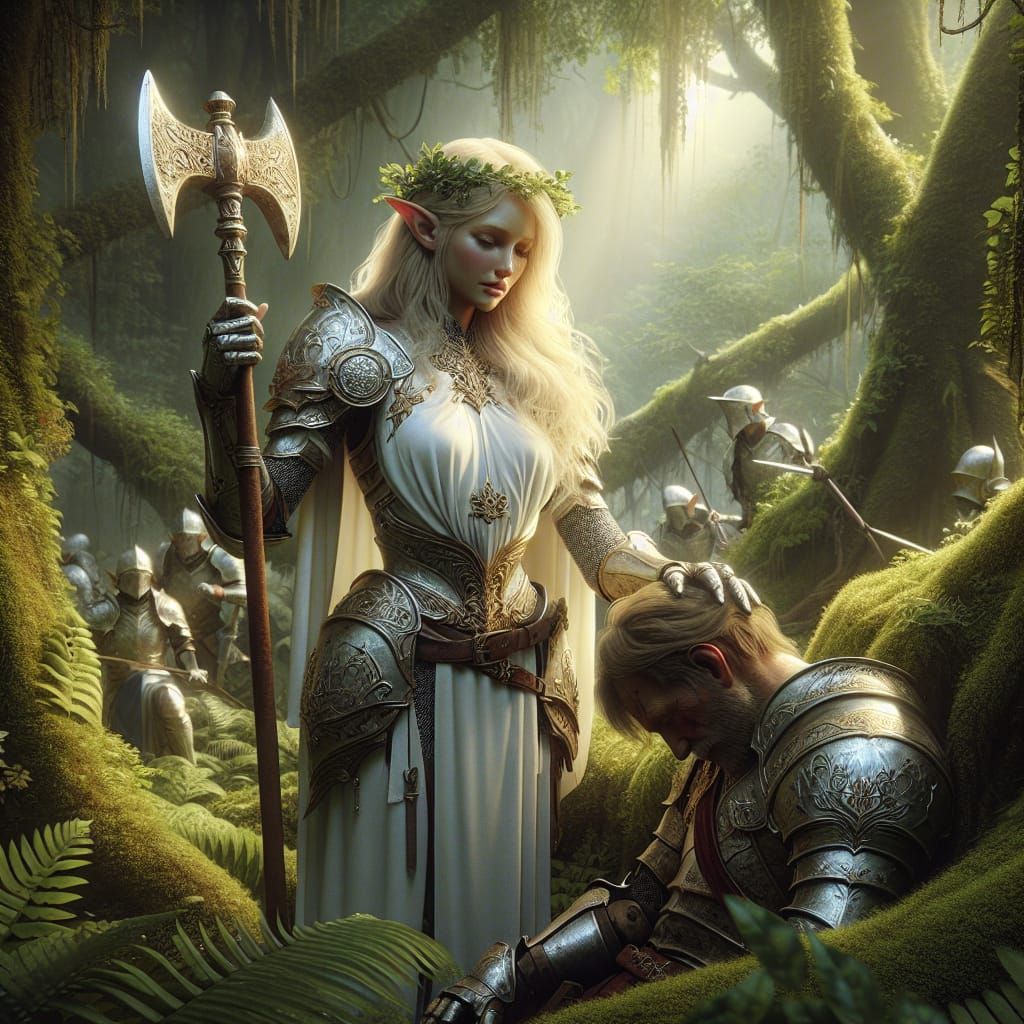 Showing Compassion to an Injured Soldier